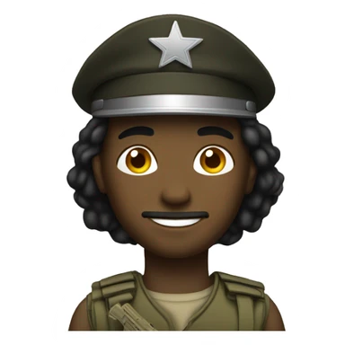 black soldier sticker