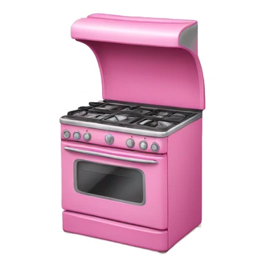 Pink stove  sticker