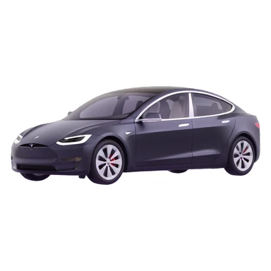 Tesla electric car sticker