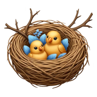 birds nest sticker
