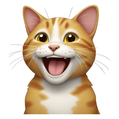 cat laugh sticker