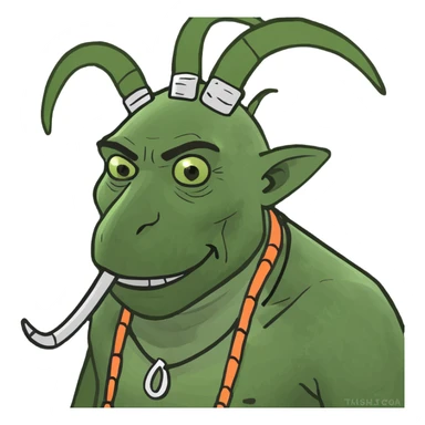 Witch doctor sticker