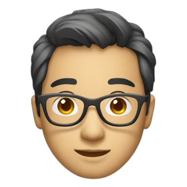 asian software engineer wearing spec sticker