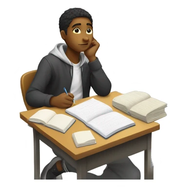 bored student sticker