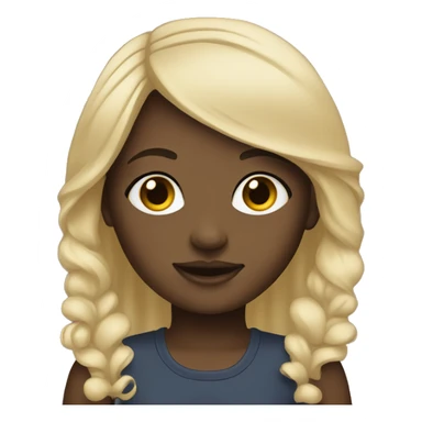 twins female light skin dark skin sticker