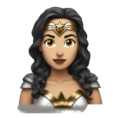 wonder Woman doing avirn sticker