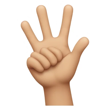 Throwing up hearts sticker