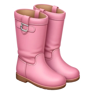 pink baby boots sticker