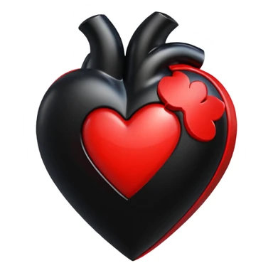 gothic animated heart sticker