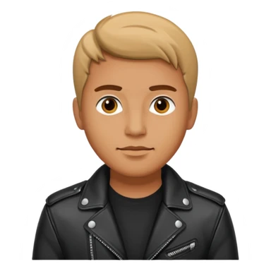 memoji face iphone: men, a solo hiker with carrying a few items, make it face only and wearing a jacket sticker