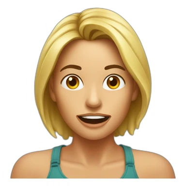 Woman-eating-jeff-probst sticker