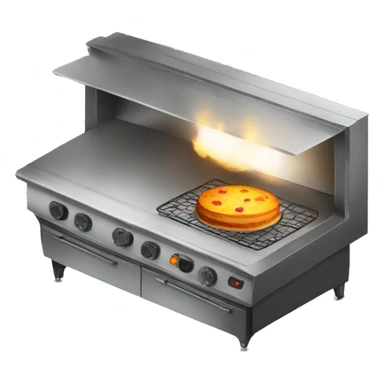 oven cooking cake sticker