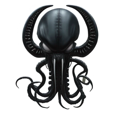 Crypto xenomorph with squid tentacles  sticker