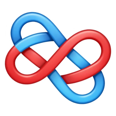 Devops  infinty logowith blue red combo  sticker