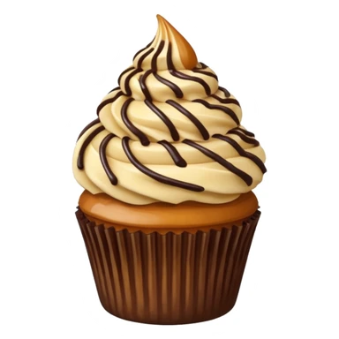 Salted caramel espresso cupcake sticker