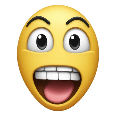 excited emoji sticking tongue out sticker