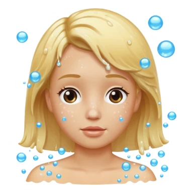 shampooing hair sticker