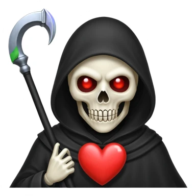 reaper with heart eyes sticker