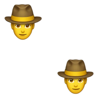 only yellew hat sticker