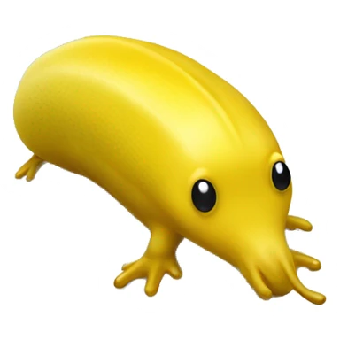 Banana slug sticker