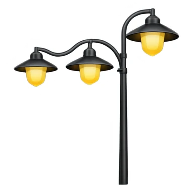 modern streetlights, US sticker