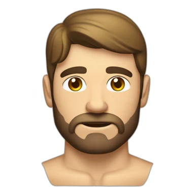 Hombre flaco rubio con algo de musculo sticker