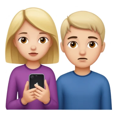 girl ignore boy sticker