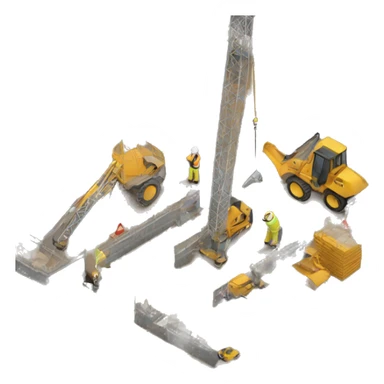 construction site plot sticker