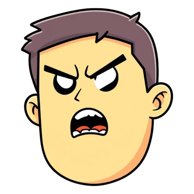 Extreme rage sticker