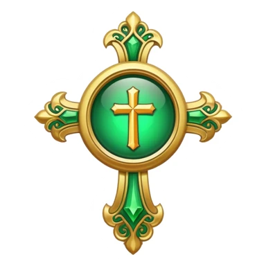 Priest Emblem green sticker