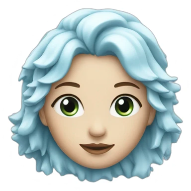 Glacier girl with glacier sticker