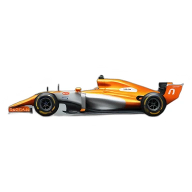 McLaren formula 1 car sticker