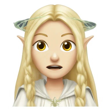 galadriel angry sticker