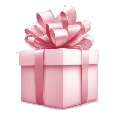 Light pink Christmas gifts under a white Christmas tree  sticker