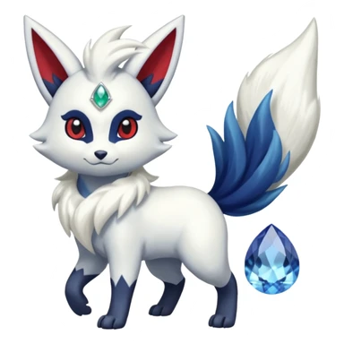 Zangoose-Meloetta-Meowstic-Absol-fusion sticker