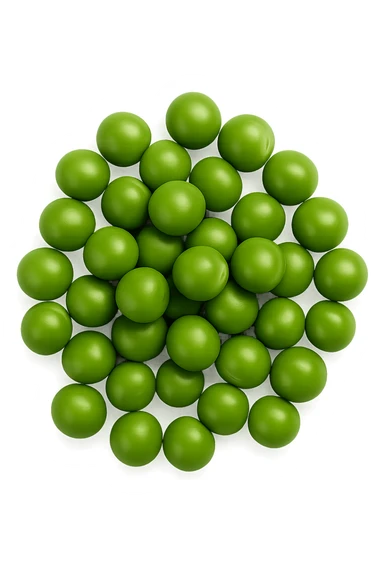 piselli visti dall'alto sticker