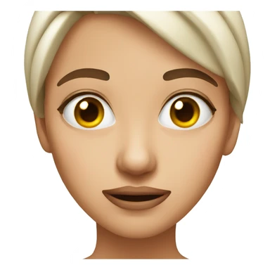 Woman rolling eyes sticker