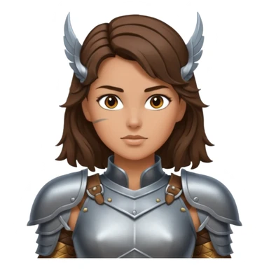 Valkyrie warrior brunetter sticker