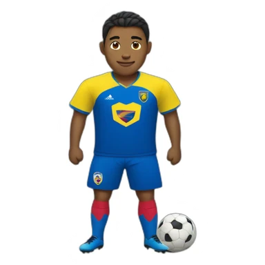 ecuador soccer player sticker