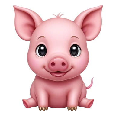 Piglet cute sticker