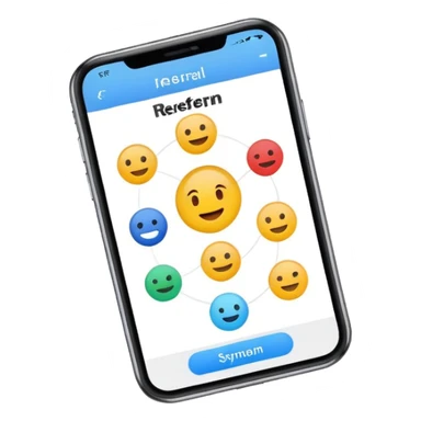 referal system sticker