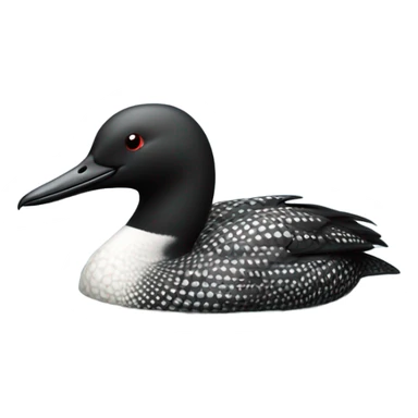 Loon sticker