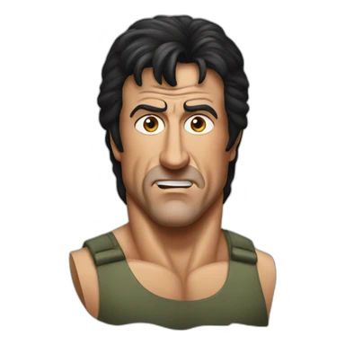 stallone rambo sticker