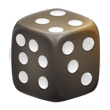 Dice with beer sticker