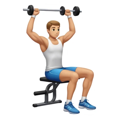 tricep exercise sticker
