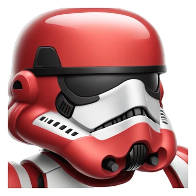 Red stormtrooper sticker