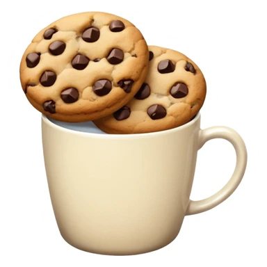Cookies cup without face sticker