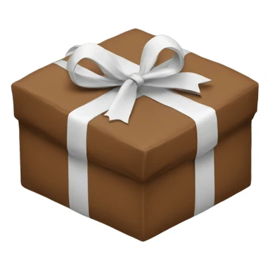 brown gift bos sticker