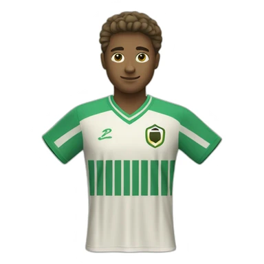 retro soccer jersey sticker