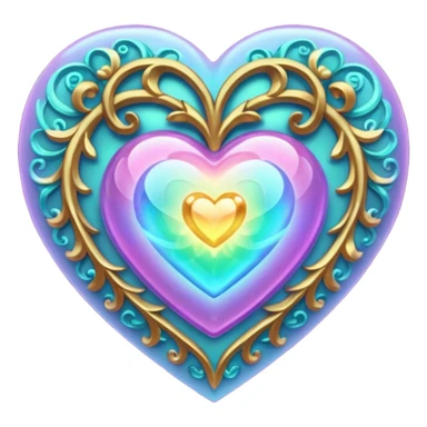 fairy fantasy heart sticker